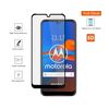 Protector Cristal Templado Completo 5d Full Glue Negro Motorola Moto E6 Plus Vidrio