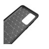 Funda Gel Tpu Tipo Carbon Negra Huawei P40