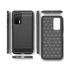 Funda Gel Tpu Tipo Carbon Negra Huawei P40