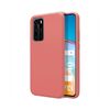 Funda Silicona Líquida Ultra Suave Huawei P40 Color Rosa