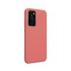 Funda Silicona Líquida Ultra Suave Huawei P40 Color Rosa