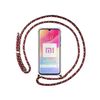 Funda Colgante Transparente Xiaomi Mi 10 Lite Con Cordon Rosa / Dorado