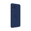 Funda Silicona Líquida Ultra Suave Con Anillo Samsung Galaxy A42 5g Color Azul