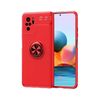 Funda Magnetica Soporte Con Anillo Giratorio Xiaomi Redmi Note 10 / 10s Roja