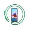 Funda Colgante Transparente Xiaomi Redmi Note 10 / 10s Con Cordon Verde Agua