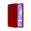 Funda Silicona Líquida Ultra Suave Xiaomi Mi 11 Lite 4g / 5g / 5g Ne Color Roja