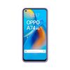 Funda Silicona Líquida Ultra Suave Oppo A74 4g Color Morada