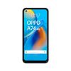 Funda Silicona Líquida Ultra Suave Oppo A74 4g Color Negra