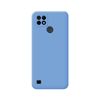 Funda Silicona Líquida Ultra Suave Realme C21 Color Azul