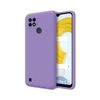 Funda Silicona Líquida Ultra Suave Realme C21 Color Morada