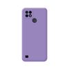 Funda Silicona Líquida Ultra Suave Realme C21 Color Morada