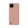 Funda Silicona Líquida Ultra Suave Realme C21 Color Rosa