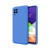 Funda Silicona Líquida Ultra Suave Samsung Galaxy A22 4g / M22 Color Azul