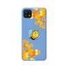 Funda Silicona Líquida Azul Samsung Galaxy A22 5g Diseño Abeja