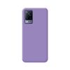 Funda Silicona Líquida Ultra Suave Vivo V21 5g Color Morada