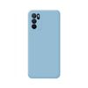 Funda Silicona Líquida Ultra Suave Oppo A16 / A16s Color Azul