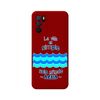 Funda Silicona Líquida Roja Oppo A16 / A16s Diseño Agua