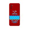 Funda Silicona Líquida Roja Samsung Galaxy A03s Diseño Agua