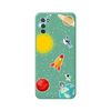 Funda Silicona Líquida Verde Samsung Galaxy A03s Diseño Espacio