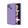 Funda Silicona Líquida Ultra Suave Realme C21y / C25y Color Morada