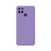 Funda Silicona Líquida Ultra Suave Realme C21y / C25y Color Morada