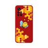 Funda Silicona Líquida Roja Xiaomi Poco M4 Pro 5g Diseño Abeja