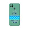 Funda Silicona Líquida Verde Realme C21y / C25y Diseño Agua