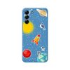 Funda Silicona Líquida Azul Para Samsung Galaxy S21 Fe 5g Diseño Espacio