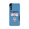 Funda Silicona Líquida Azul Para Samsung Galaxy S21 Fe 5g Diseño Vaca