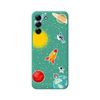 Funda Silicona Líquida Verde Para Samsung Galaxy S21 Fe 5g Diseño Espacio