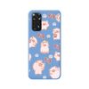 Funda Silicona Líquida Azul Para Xiaomi Redmi Note 11 / 11s Diseño Cerdos