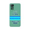 Funda Silicona Líquida Verde Para Xiaomi Redmi Note 11 Pro / 11 Pro 5g Diseño Agua