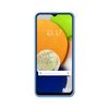 Funda Silicona Líquida Ultra Suave Para Samsung Galaxy A03 Color Azul