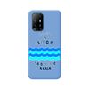 Funda Silicona Líquida Azul Para Oppo A94 5g Diseño Agua