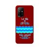 Funda Silicona Líquida Roja Para Oppo A94 5g Diseño Agua