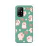 Funda Silicona Líquida Verde Para Oppo A94 5g Diseño Cerdos