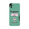 Funda Silicona Líquida Verde Para Samsung Galaxy A03 Diseño Vaca