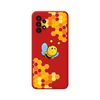 Funda Silicona Líquida Roja Para Samsung Galaxy A13 4g Diseño Abeja