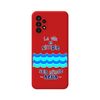 Funda Silicona Líquida Roja Para Samsung Galaxy A13 4g Diseño Agua