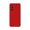 Funda Silicona Líquida Ultra Suave Para Vivo Y76 5g Color Roja