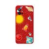 Funda Silicona Líquida Roja Para Vivo Y55 5g Diseño Espacio