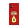 Funda Silicona Líquida Roja Para Vivo Y55 5g Diseño Vegan Life