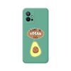 Funda Silicona Líquida Verde Para Vivo Y55 5g Diseño Vegan Life