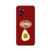 Funda Silicona Líquida Roja Para Realme C35 Diseño Vegan Life