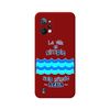 Funda Silicona Líquida Roja Para Realme C31 Diseño Agua