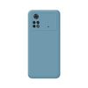 Funda Silicona Líquida Ultra Suave Para Xiaomi Poco M4 Pro 4g Color Azul