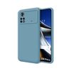 Funda Silicona Líquida Ultra Suave Para Xiaomi Poco X4 Pro 5g Color Azul