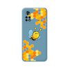 Funda Silicona Líquida Azul Para Xiaomi Poco X4 Pro 5g Diseño Abeja Dibujos