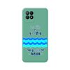 Funda Silicona Líquida Verde Para Realme Narzo 50 Diseño Agua Dibujos