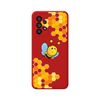 Funda Silicona Líquida Roja Para Samsung Galaxy A33 5g Diseño Abeja Dibujos